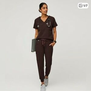 Figs Zamora Jogger Pants Espresso